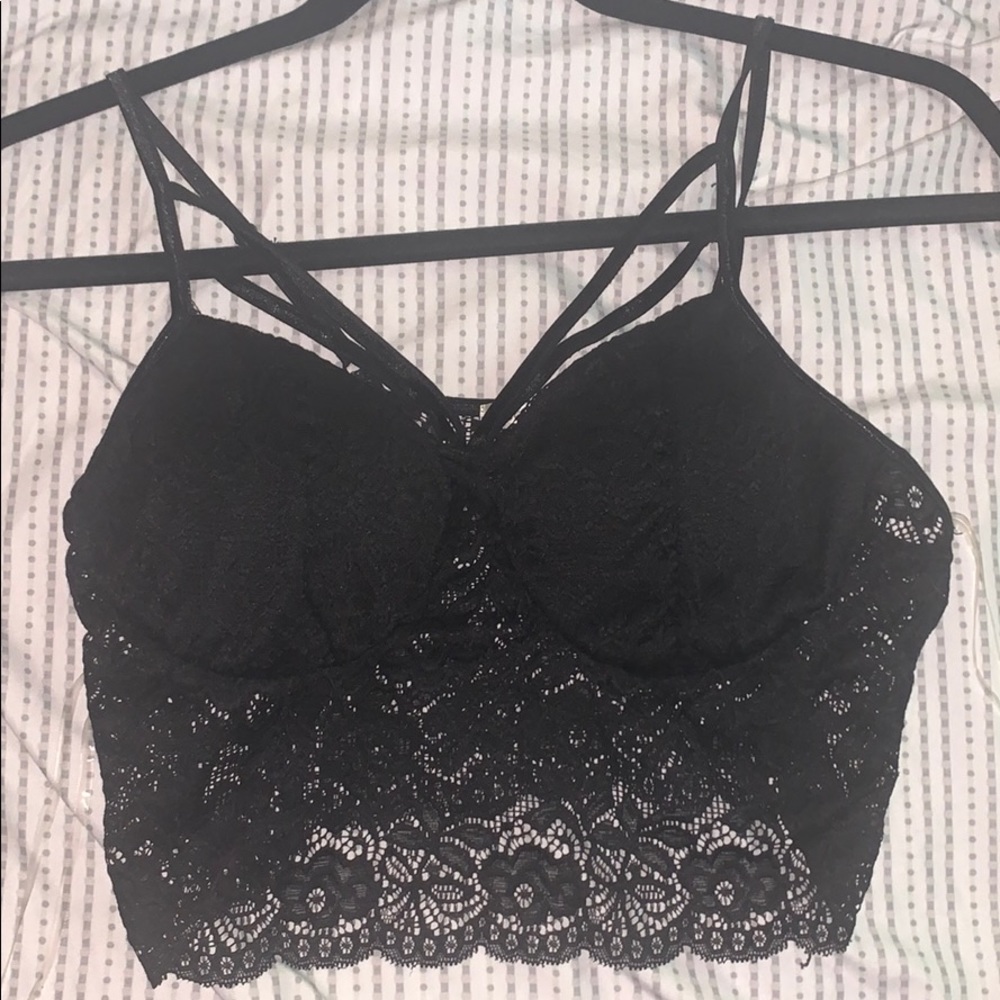 Lace crop top